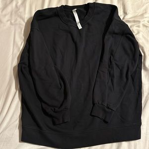 Lululemon Softstreme Perfectly Oversized Crewneck Pullover
Black, Size 10